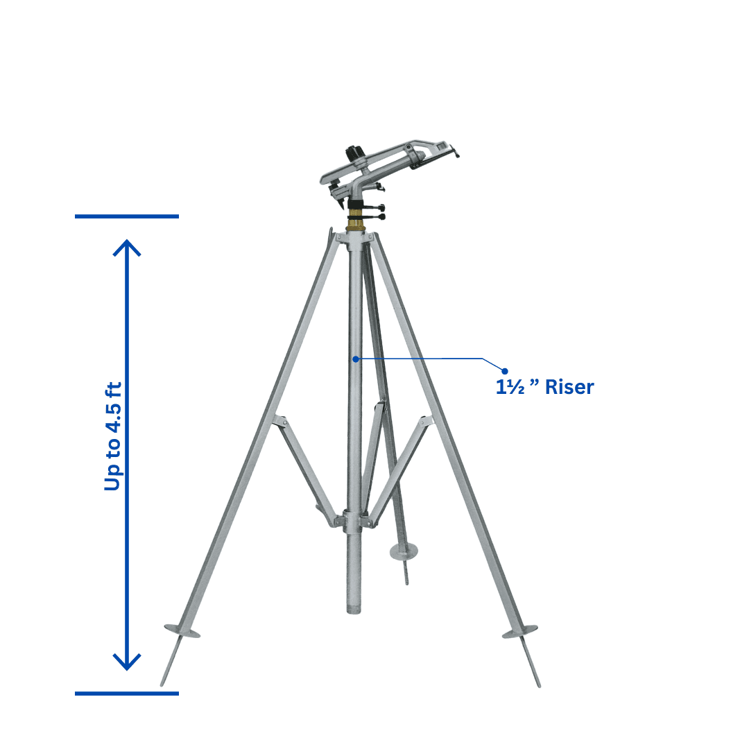 1-1/2" Rain Gold Sprinkler Stand